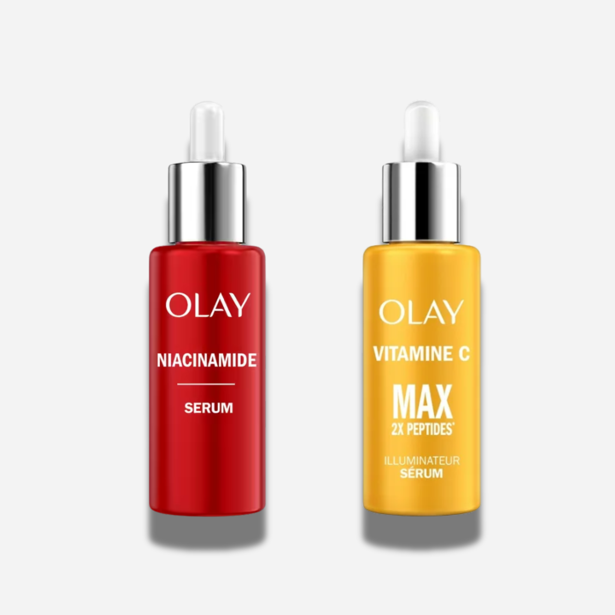 Olay Vitamin C MAX + Niacinamide Serums Brightening Duo 2-Piece Gift Set