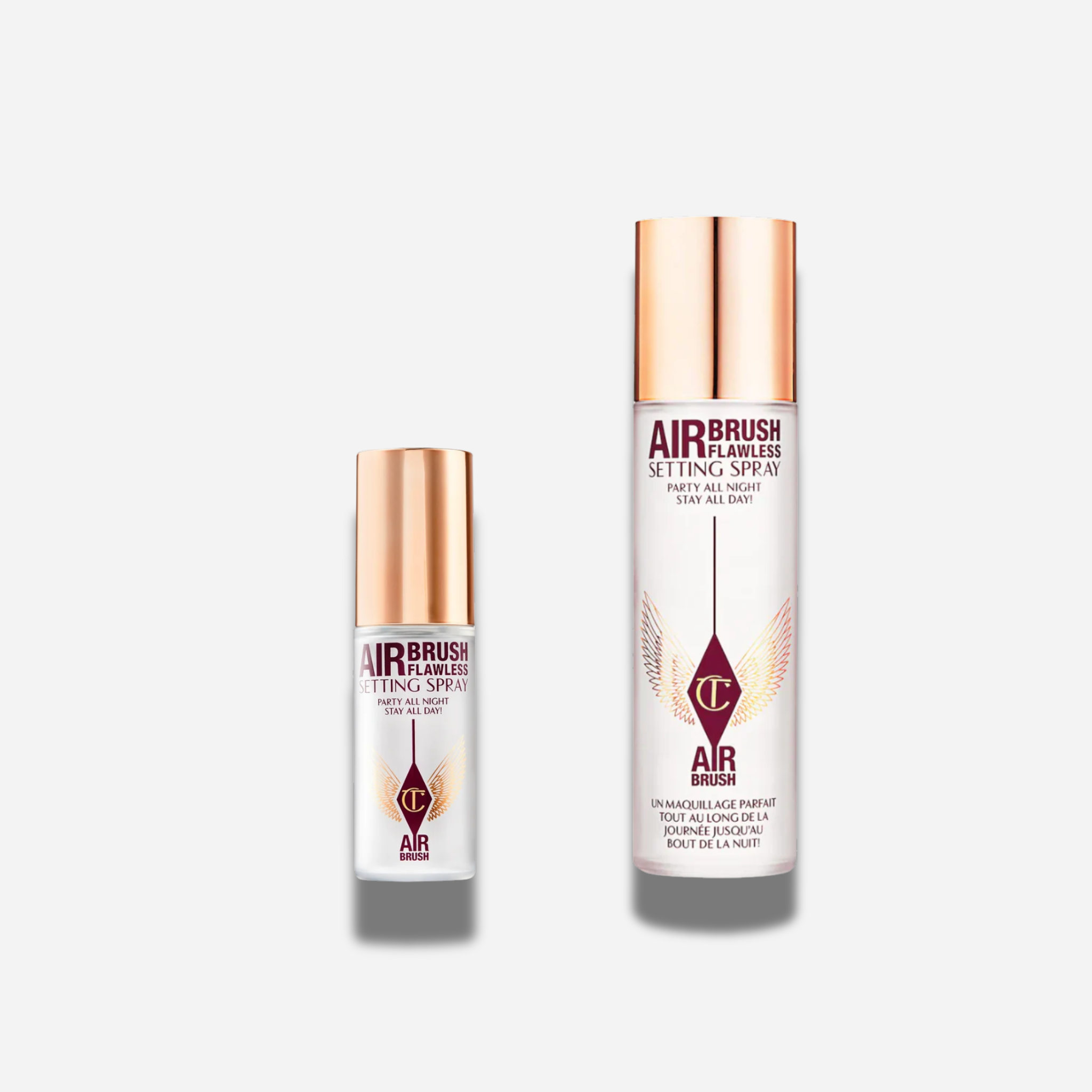 Charlotte Tilbury Airbrush Flawless Duo — Full & Mini Gift Set (100ml + 15ml)
